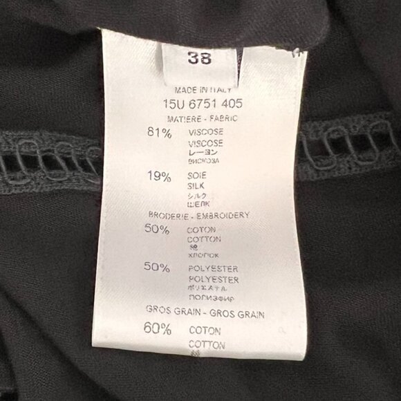 Givenchy unique black of the shoulder blouse size 38 - Picture 9 of 10